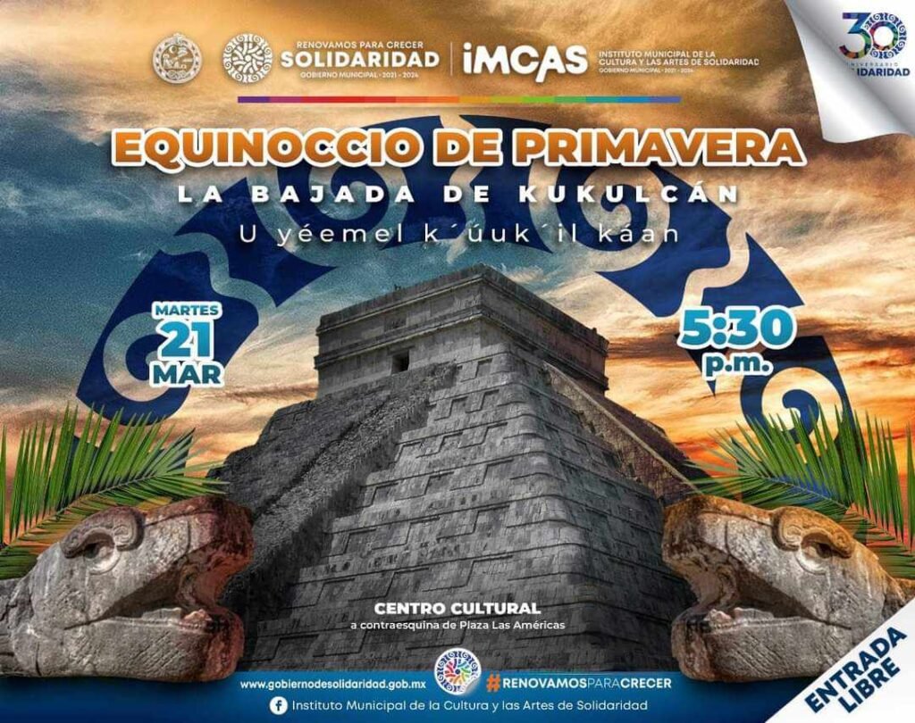 Gobierno invita a la ceremonia “Bajada de Kukulcán”