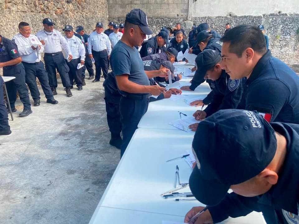 SSP realiza pruebas toxicológicas a policías de la Zona Maya
