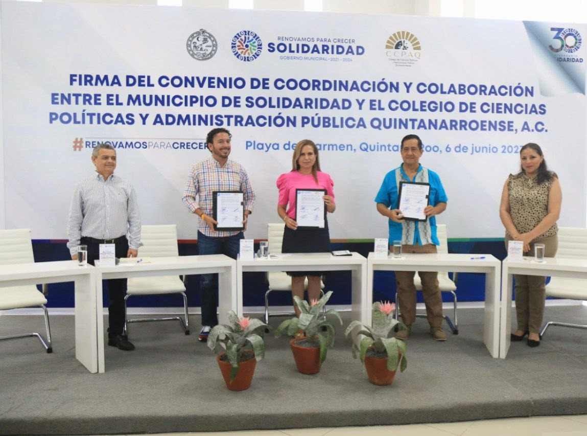 Lili Campos firma convenio para mejorar el servicio público